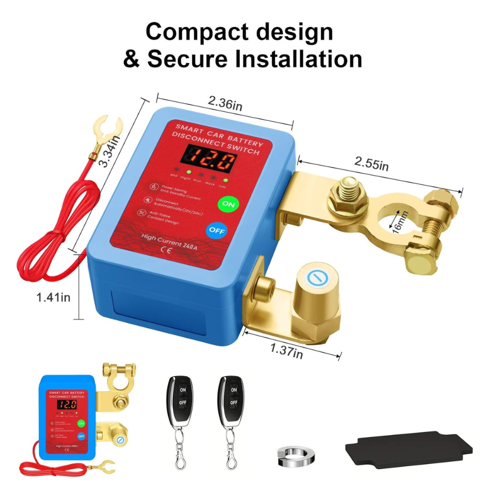 GHOSTSWYTCH Anti-Theft Battery Disconnect Module